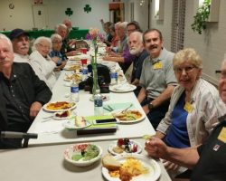 March dinner and meeting at Valley Garden Center